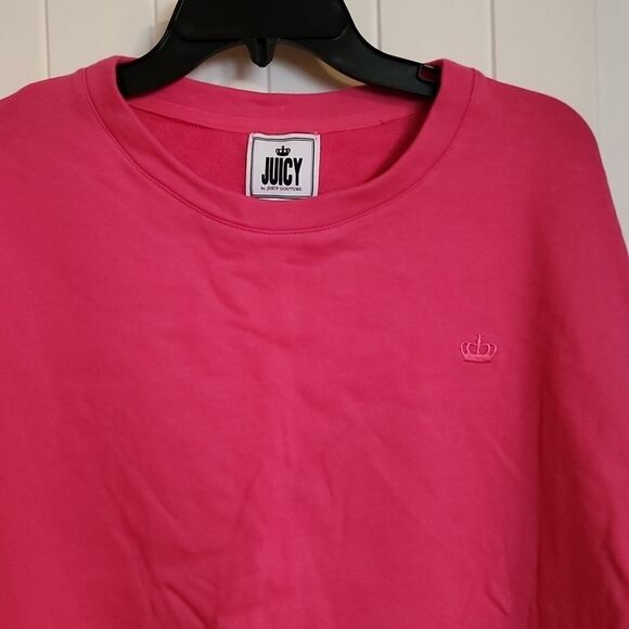 NWT Juicy Couture Pink Crop Sweater - Picture 2 of 3